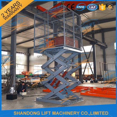 Verf / galvanisatie Stageur hydraulische schaarlift voor magazijn / fabriek / garage