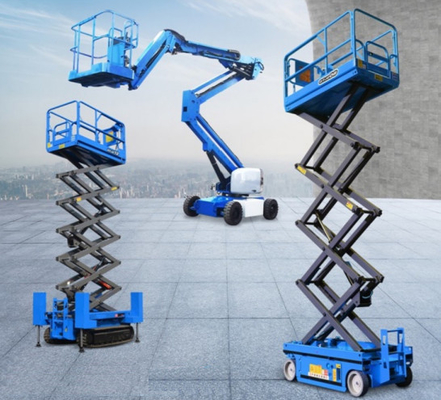 De ruwe Lift van de Terreinschaar, van de de Aandrijvings Mobiel Schaar van de Hydraulische/Elektrische Motorlift de Liftkarretje